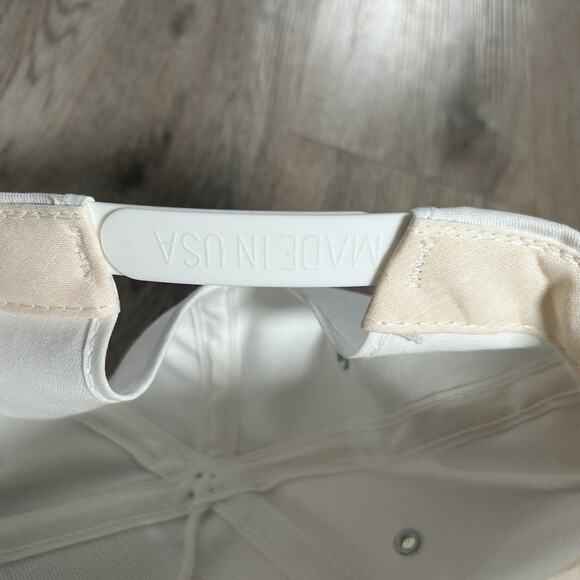 Vintage Chrysler Hat Snapback Car Automobile White Made In USA Cap - Picture 6 of 9